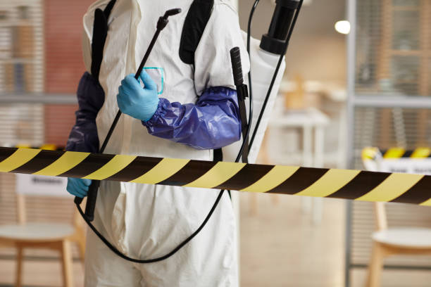 Professional Trauma Scene Cleanup technician working in Grove City, FL